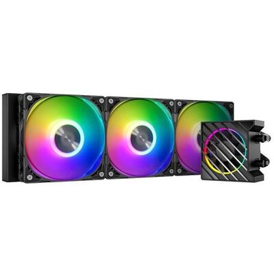 ID-Cooling CPU Water Cooler - DASHFLOW 360 XT (25dB max. 144,41 m3/h 3x12cm, fekete), CPU Wasserkühler, Schwarz ID-Cooling CPU Water Cooler - DASHFLOW 360 XT (25dB max. 144,41 m3/h 3x12cm, fekete), CPU Wasserkühler, Schwarz