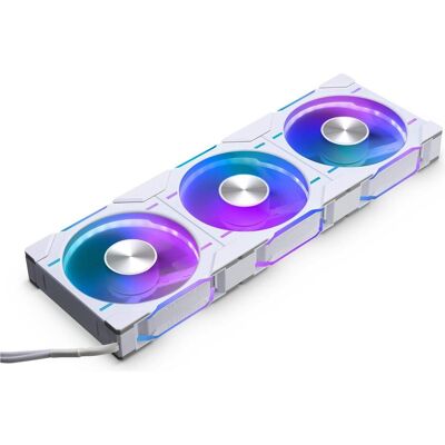 Phanteks D30 Reverse Airflow D-RGB (120 mm, 3x), PC Lüfter, Weiss Phanteks D30 Reverse Airflow D-RGB (120 mm, 3x), PC Lüfter, Weiss