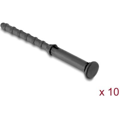Delock Anti-Vibrations-Silikonbefestigung für Lüfter, 10 Stück, PC Lüfter Zubehör, Schwarz Delock Anti-Vibrations-Silikonbefestigung für Lüfter, 10 Stück, PC Lüfter Zubehör, Schwarz