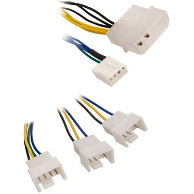 Akasa PWM Splitter-Kabel (3 Lüfter), Lüftersteuerung, Blau, Grün, Weiss, Gelb, Schwarz Akasa PWM Splitter-Kabel (3 Lüfter), Lüftersteuerung, Blau, Grün, Weiss, Gelb, Schwarz