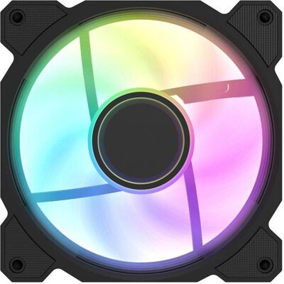 Darkflash Tech Darkflash DR08 3-in-1 Cooling Fan (Black) (120 mm, 3x), PC Lüfter, Schwarz Darkflash Tech Darkflash DR08 3-in-1 Cooling Fan (Black) (120 mm, 3x), PC Lüfter, Schwarz