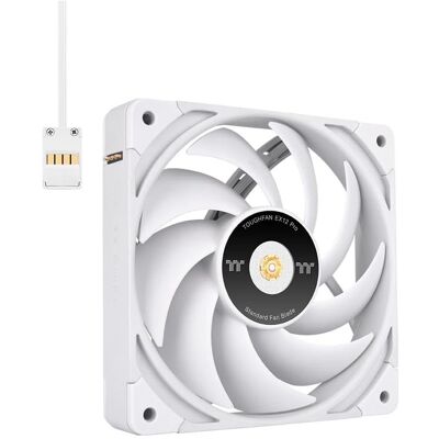 Thermaltake TT TOUGHFAN EX14 Pro 3er pack wh (140 mm, 3x), PC Lüfter, Weiss Thermaltake TT TOUGHFAN EX14 Pro 3er pack wh (140 mm, 3x), PC Lüfter, Weiss