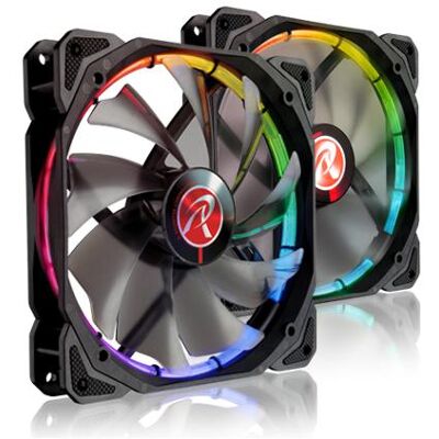 Raijintek Auras 14 RGB LED-Lüfter 3er Set (140 mm, 3x), PC Lüfter, Transparent Raijintek Auras 14 RGB LED-Lüfter 3er Set (140 mm, 3x), PC Lüfter, Transparent