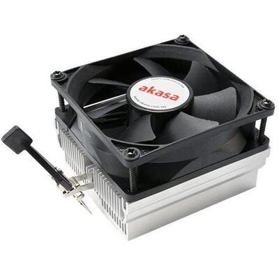Akasa AK-CC1107EP01 CPU-Kühler AMD (55.50 mm), CPU Kühler, Schwarz, Silber Akasa AK-CC1107EP01 CPU-Kühler AMD (55.50 mm), CPU Kühler, Schwarz, Silber
