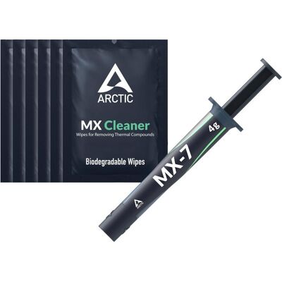 Arctic MX-7 mit 6x MX Cleaner (6.20 W/m K, 4 g), Wärmeleitpaste Arctic MX-7 mit 6x MX Cleaner (6.20 W/m K, 4 g), Wärmeleitpaste
