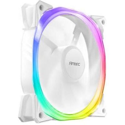 Antec Ventilateur De Boitier Fusion RGB - 12cm (Blanc) (120 mm), PC Lüfter, Weiss Antec Ventilateur De Boitier Fusion RGB - 12cm (Blanc) (120 mm), PC Lüfter, Weiss