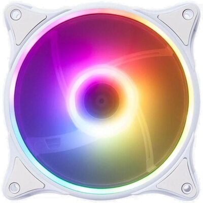 Hiditec VENTILADOR GAMING ARGB N18-ARGB WHITE 120MM (120 mm, 1x), PC Lüfter, Weiss Hiditec VENTILADOR GAMING ARGB N18-ARGB WHITE 120MM (120 mm, 1x), PC Lüfter, Weiss