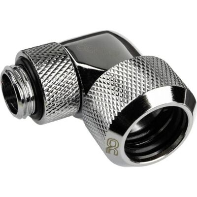 Alphacool 16mm Eiszapfen 90° drehbar, Wasserkühlung Anschluss, Silber Alphacool 16mm Eiszapfen 90° drehbar, Wasserkühlung Anschluss, Silber
