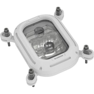 Barrow Kepler-Series CPU-Wasserblock, Intel LGA 1700/1851 - weiss, CPU Wasserkühler, Weiss Barrow Kepler-Series CPU-Wasserblock, Intel LGA 1700/1851 - weiss, CPU Wasserkühler, Weiss