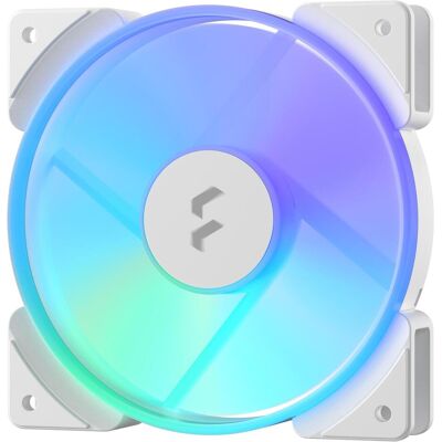 Fractal D. Prisma AL-12 ARGB PWM White FD-FAN-PRI-AL12-PWM-WT (120 mm, 1x), PC Lüfter, Weiss Fractal D. Prisma AL-12 ARGB PWM White FD-FAN-PRI-AL12-PWM-WT (120 mm, 1x), PC Lüfter, Weiss