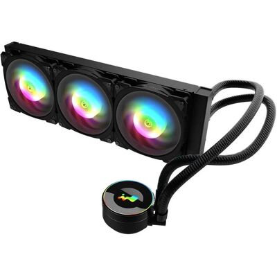 In-Win InWin MR36 ARGB Komplett-Wasserkühlung - 360mm, schwarz, CPU Wasserkühler, Schwarz In-Win InWin MR36 ARGB Komplett-Wasserkühlung - 360mm, schwarz, CPU Wasserkühler, Schwarz