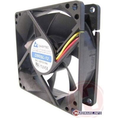 Chieftec AF-0925S Lüfter (92 mm), PC Lüfter, Schwarz Chieftec AF-0925S Lüfter (92 mm), PC Lüfter, Schwarz