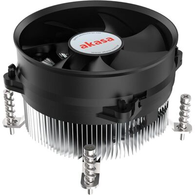 Akasa AK-CC6607EP01 Low Profile CPU-Kühler - Sockel LGA 1700, 64,5 mm Höhe (64.50 mm), CPU Kühler, Schwarz Akasa AK-CC6607EP01 Low Profile CPU-Kühler - Sockel LGA 1700, 64,5 mm Höhe (64.50 mm), CPU Kühler, Schwarz
