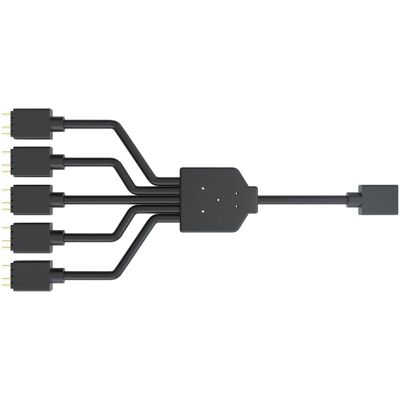 Cooler Master ARGB 1 to 5 Splitter (0.58 m), Schnittstellenkabel Cooler Master ARGB 1 to 5 Splitter (0.58 m), Schnittstellenkabel