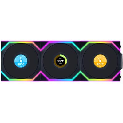 Lian-Li UNI FAN SL Wireless (120 mm, 3x), PC Lüfter, Schwarz Lian-Li UNI FAN SL Wireless (120 mm, 3x), PC Lüfter, Schwarz