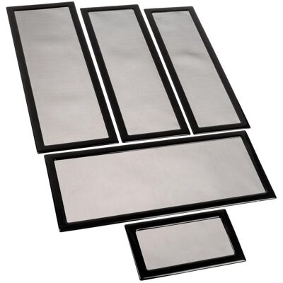 DEMCiflex Staubfilter-Set für Lian Li O11 Dynamic, PC Lüfter Zubehör, Schwarz DEMCiflex Staubfilter-Set für Lian Li O11 Dynamic, PC Lüfter Zubehör, Schwarz