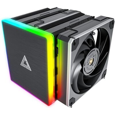 Montech Metal DT24 Premium CPU-Kühler, ARGB, 2x120mm (158 mm), CPU Kühler, Schwarz Montech Metal DT24 Premium CPU-Kühler, ARGB, 2x120mm (158 mm), CPU Kühler, Schwarz