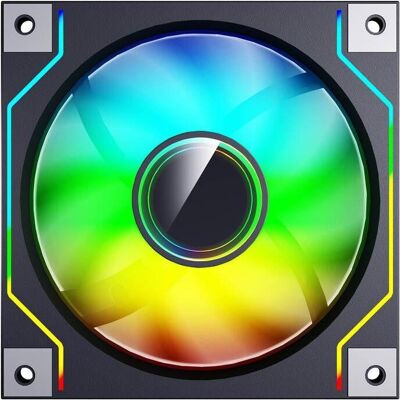 Darkflash Tech Darkflash DM20 computer fan (black) (120 mm), PC Lüfter, Schwarz Darkflash Tech Darkflash DM20 computer fan (black) (120 mm), PC Lüfter, Schwarz