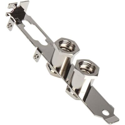Koolance Slotblende mit 2x G1/4' Durchführung, GPU Wasserkühler Zubehör Koolance Slotblende mit 2x G1/4' Durchführung, GPU Wasserkühler Zubehör