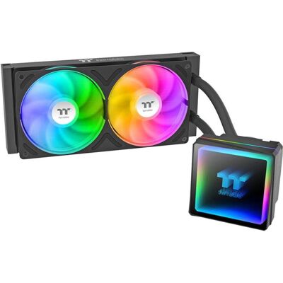 Thermaltake TH240-S V3 ARGB Sync AIO Black (120 mm, 2x), PC Lüfter, Schwarz Thermaltake TH240-S V3 ARGB Sync AIO Black (120 mm, 2x), PC Lüfter, Schwarz