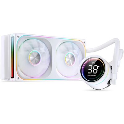 Jonsbo TH-240 AiO Wasserkühlung, ARGB, Display - 240mm, weiss, CPU Wasserkühler, Weiss Jonsbo TH-240 AiO Wasserkühlung, ARGB, Display - 240mm, weiss, CPU Wasserkühler, Weiss