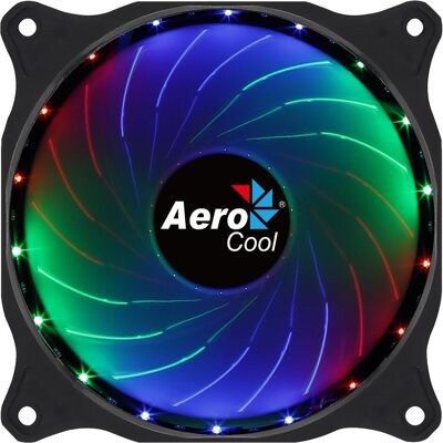Aerocool Cosmo 12 Computergehäuse Ventilator 12 cm Schwarz (120 mm, 1x), PC Lüfter, Schwarz Aerocool Cosmo 12 Computergehäuse Ventilator 12 cm Schwarz (120 mm, 1x), PC Lüfter, Schwarz