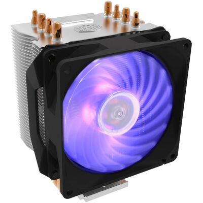 Cooler Master Hyper H410R RGB (83.40 mm), CPU Kühler, Schwarz, Silber Cooler Master Hyper H410R RGB (83.40 mm), CPU Kühler, Schwarz, Silber