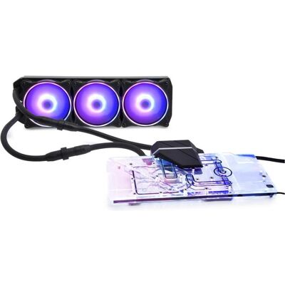 Alphacool Eiswolf 2 GPU AIO 360mm Radeon RX 6800/6800XT Gaming Trio X mit Backplate, GPU Wasserkühler Alphacool Eiswolf 2 GPU AIO 360mm Radeon RX 6800/6800XT Gaming Trio X mit Backplate, GPU Wasserkühler
