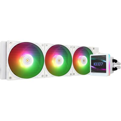 Thermalright Kit Watercooling AIO Grand Vision RGB - 360mm (Blanc), CPU Wasserkühler, Weiss Thermalright Kit Watercooling AIO Grand Vision RGB - 360mm (Blanc), CPU Wasserkühler, Weiss