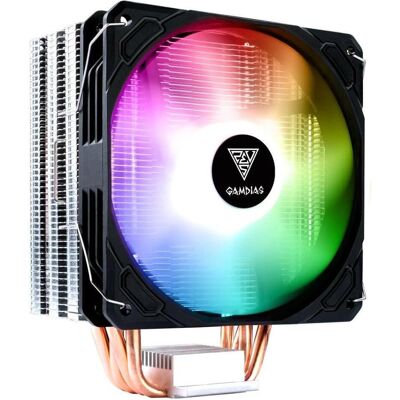 Gamdias Ventilateur processeur Boreas E1-410 RGB (Noir) (154.50 mm), CPU Kühler, Schwarz Gamdias Ventilateur processeur Boreas E1-410 RGB (Noir) (154.50 mm), CPU Kühler, Schwarz