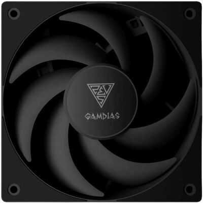 Gamdias Set of 3 Notus M1-1203 120mm black fans (120 mm, 3x), PC Lüfter, Schwarz Gamdias Set of 3 Notus M1-1203 120mm black fans (120 mm, 3x), PC Lüfter, Schwarz