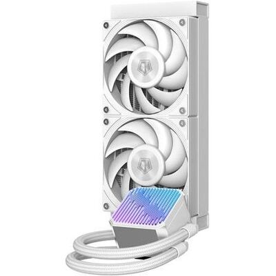 ID-Cooling CPU Water Cooler - DX240 MAX WHITE (35.2dB max. 144,41 m3/h 2x12cm, fehér), CPU Wasserkühler, Weiss ID-Cooling CPU Water Cooler - DX240 MAX WHITE (35.2dB max. 144,41 m3/h 2x12cm, fehér), CPU Wasserkühler, Weiss