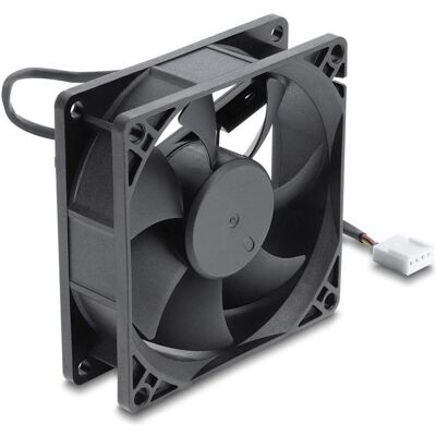 Delock Axiallüfter 48 V DC, 80 x 80 x 25 mm mit 4 Pin PWM Lüfteranschluss schwarz (67451) (80 mm, 1x), PC Lüfter, Schwarz Delock Axiallüfter 48 V DC, 80 x 80 x 25 mm mit 4 Pin PWM Lüfteranschluss schwarz (67451) (80 mm, 1x), PC Lüfter, Schwarz