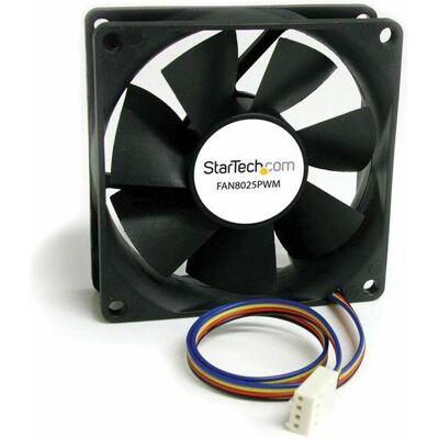 StarTech 80X25MM PWM COMPUTER CASE FAN (80 mm, 1x), PC Lüfter, Schwarz StarTech 80X25MM PWM COMPUTER CASE FAN (80 mm, 1x), PC Lüfter, Schwarz