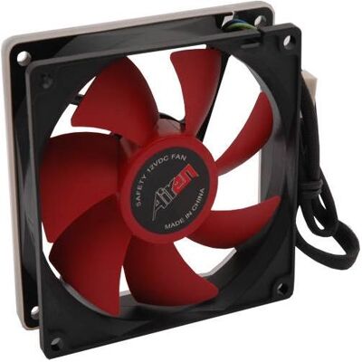 Airen FAN RedWings80 Clever Deluxe Lüfter / 80 x 80 x 25 mm / 21 dB / rot (80 mm), PC Lüfter, Schwarz, Rot Airen FAN RedWings80 Clever Deluxe Lüfter / 80 x 80 x 25 mm / 21 dB / rot (80 mm), PC Lüfter, Schwarz, Rot