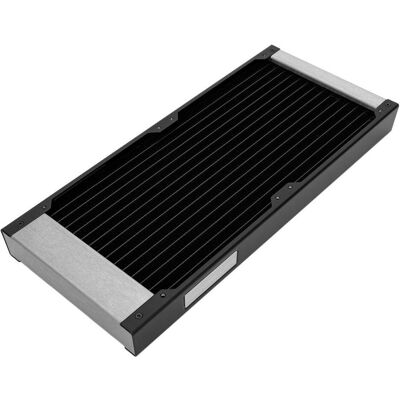 WaterCool Heatkiller RAD, 280 mm, S - schwarz (140 mm), Wasserkühlung Radiator, Schwarz WaterCool Heatkiller RAD, 280 mm, S - schwarz (140 mm), Wasserkühlung Radiator, Schwarz
