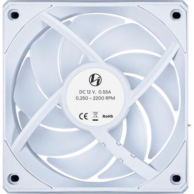Lian-Li UNI FAN CL Wireless Lüfter, 3er-Pack - 120mm, weiss (120 mm, 1x), PC Lüfter, Weiss Lian-Li UNI FAN CL Wireless Lüfter, 3er-Pack - 120mm, weiss (120 mm, 1x), PC Lüfter, Weiss