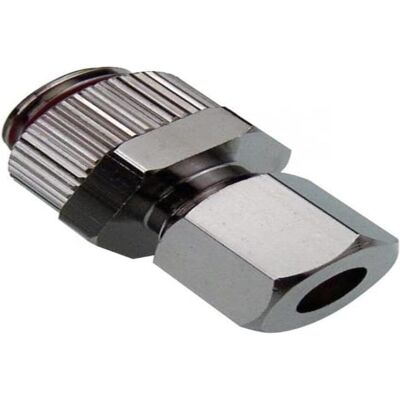 Koolance Compression Fitting für Kupfer Tubes, OD 06 mm zu G 1/4 Zoll BSPP- silber, Wasserkühlung Anschluss, Silber Koolance Compression Fitting für Kupfer Tubes, OD 06 mm zu G 1/4 Zoll BSPP- silber, Wasserkühlung Anschluss, Silber