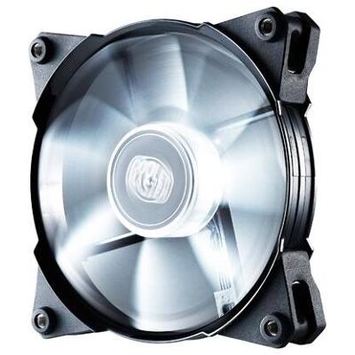 Cooler Master Jetflo 120 White LED PWM (120 mm), PC Lüfter, Weiss, Schwarz Cooler Master Jetflo 120 White LED PWM (120 mm), PC Lüfter, Weiss, Schwarz