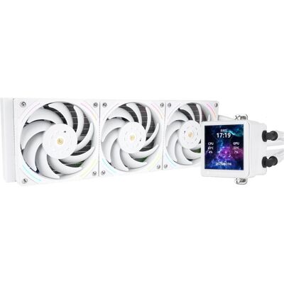 Thermalright Kit Watercooling AIO Frozen Vision V2 RGB - 360mm (Blanc), CPU Wasserkühler, Weiss Thermalright Kit Watercooling AIO Frozen Vision V2 RGB - 360mm (Blanc), CPU Wasserkühler, Weiss