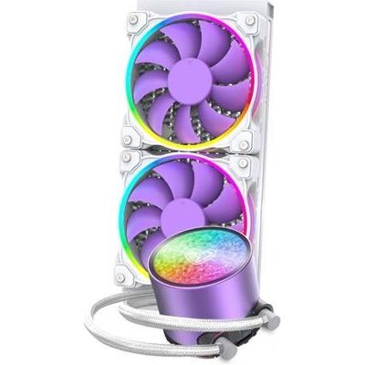 ID-Cooling CPU Water Cooler - PINKFLOW 240 DIAMOND PURPLE (16,3-33,5dB max. 93,78 m3/h 2x12cm), CPU Wasserkühler, Violett, Pink ID-Cooling CPU Water Cooler - PINKFLOW 240 DIAMOND PURPLE (16,3-33,5dB max. 93,78 m3/h 2x12cm), CPU Wasserkühler, Violett, Pink