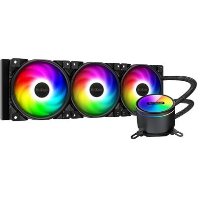 Pccooler GI-CX360 ARGB AIO, CPU Wasserkühler, Schwarz Pccooler GI-CX360 ARGB AIO, CPU Wasserkühler, Schwarz