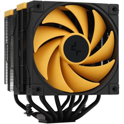 Deepcool AK620 ZERO DARK ZORIA (160 mm), CPU Kühler, Schwarz, Gelb Deepcool AK620 ZERO DARK ZORIA (160 mm), CPU Kühler, Schwarz, Gelb