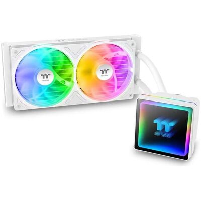 Thermaltake TH240 V3 ARGB Sync AIO Snow Edition, CPU Wasserkühler, Weiss Thermaltake TH240 V3 ARGB Sync AIO Snow Edition, CPU Wasserkühler, Weiss
