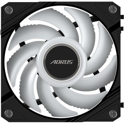 Gigabyte AORUS EZ CHAIN FAN 120 (120 mm, 1x), PC Lüfter, Schwarz, Mehrfarbig Gigabyte AORUS EZ CHAIN FAN 120 (120 mm, 1x), PC Lüfter, Schwarz, Mehrfarbig