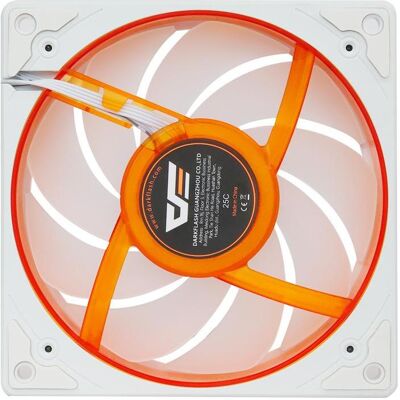 Darkflash Tech DarkFlash DE8 Single Fan White (120 mm, 1x), PC Lüfter, Weiss Darkflash Tech DarkFlash DE8 Single Fan White (120 mm, 1x), PC Lüfter, Weiss