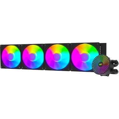 Darkflash Tech Water Cooling DC-480 Radiant ARGB 4x120x120 (black), CPU Wasserkühler, Schwarz Darkflash Tech Water Cooling DC-480 Radiant ARGB 4x120x120 (black), CPU Wasserkühler, Schwarz