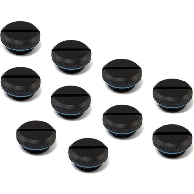 XSPC Verschlussstopfen V2 G1/4 Zoll AG - 10er Pack, Wasserkühlung Komponenten Zubehör, Schwarz XSPC Verschlussstopfen V2 G1/4 Zoll AG - 10er Pack, Wasserkühlung Komponenten Zubehör, Schwarz
