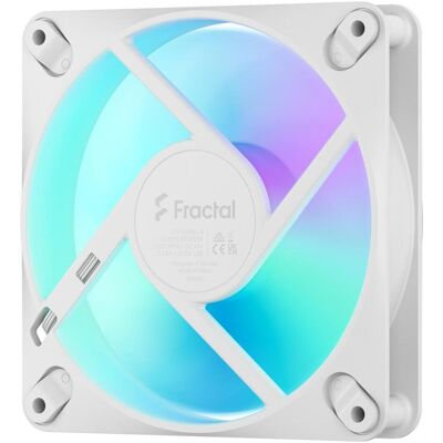 Fractal Dynamic 3 12 Reverse PWM RGB White (120 mm, 1x), PC Lüfter, Weiss Fractal Dynamic 3 12 Reverse PWM RGB White (120 mm, 1x), PC Lüfter, Weiss