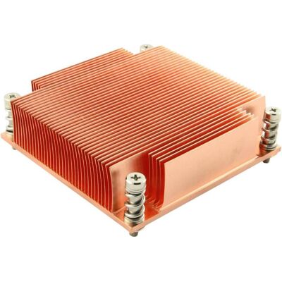 Intertech G-129 1HE passiv 1366 (23.50 mm), CPU Kühler, Kupfer Intertech G-129 1HE passiv 1366 (23.50 mm), CPU Kühler, Kupfer
